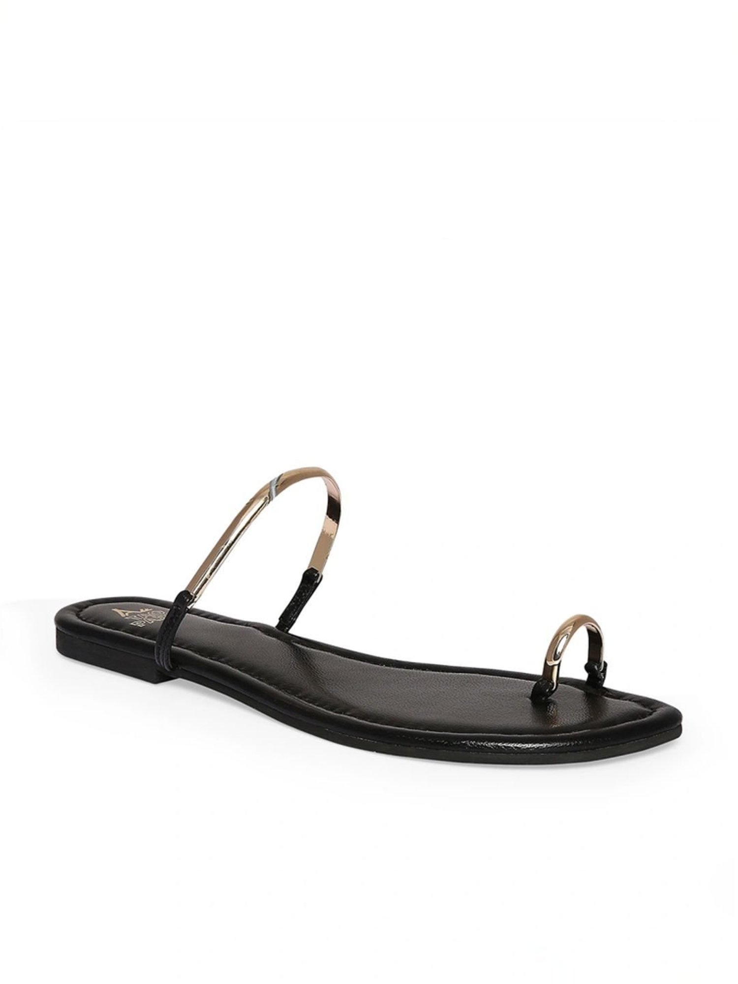 Tao Paris Women's Saylina Black Toe Ring Sandals