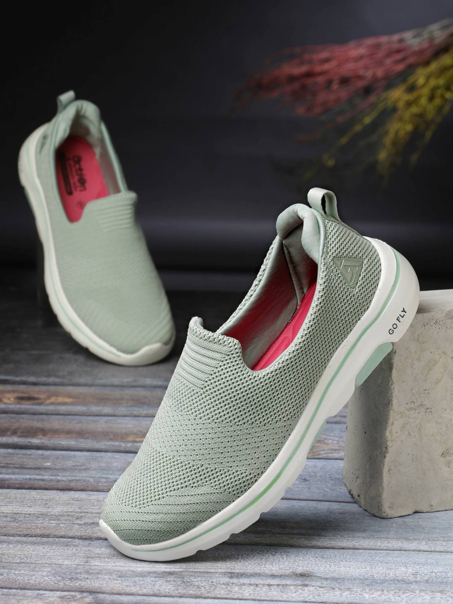 Action Women's Mint Green Running Shoes