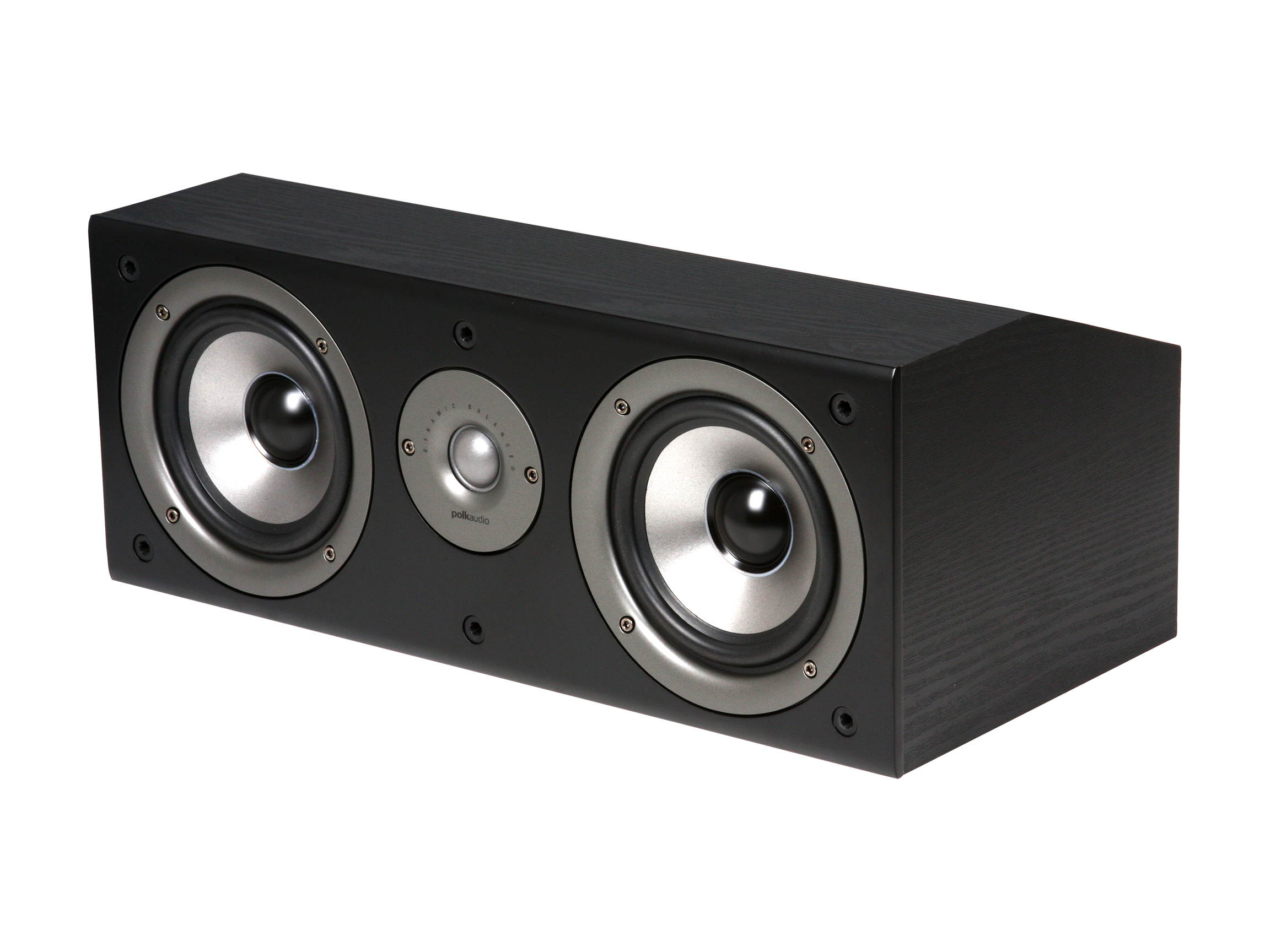 Polk Audio CS1 Series II Center Channel Speaker (Black) Single
