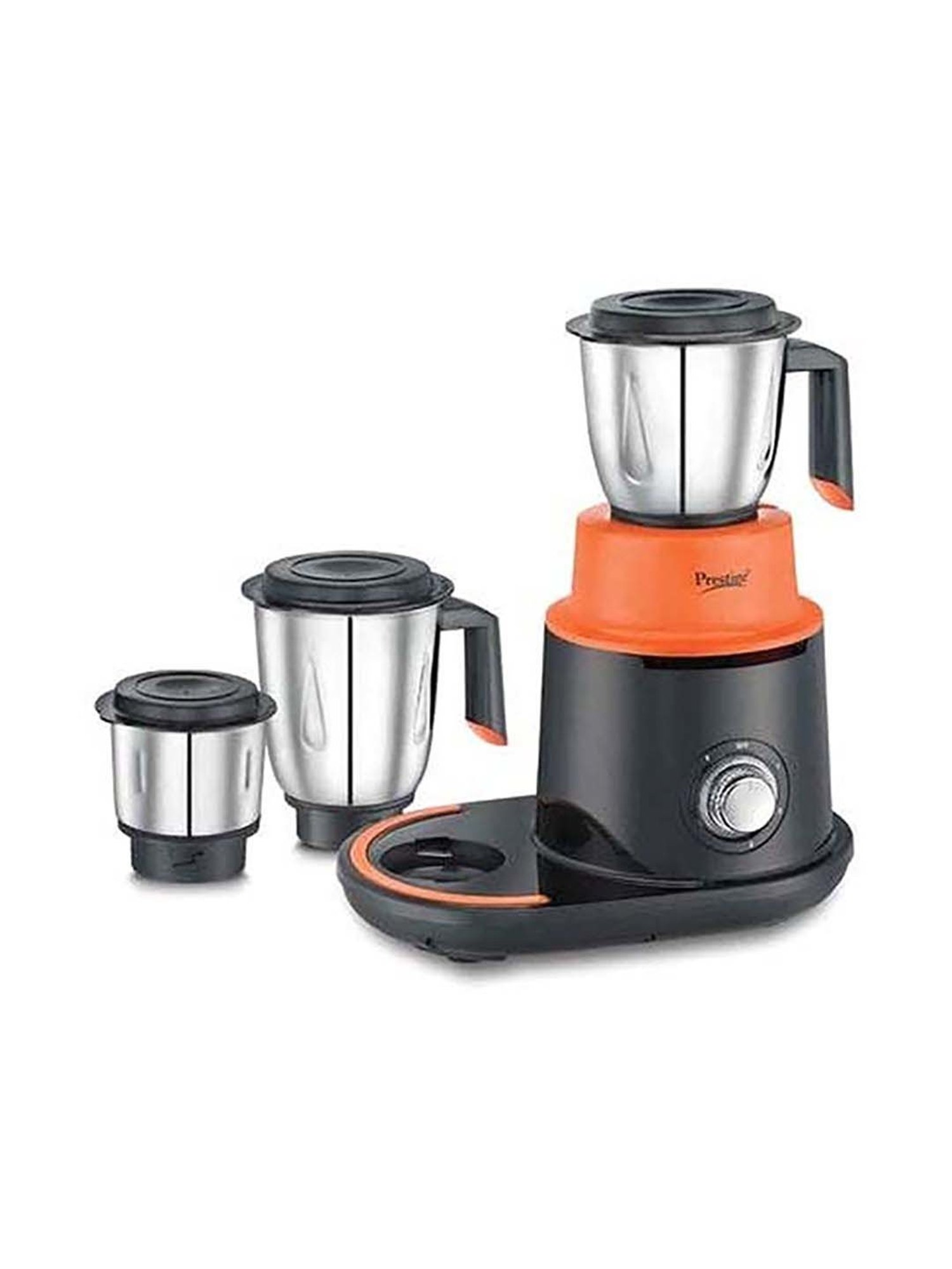 Prestige Stack-O-Mix 750W 3 Jars Mixer Grinder (Orange/Black)
