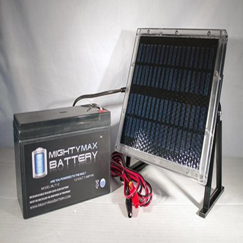12 V 7.2AH Replaces Emerson A U1500RE + Solar Panel - Mighty Max Battery brand product