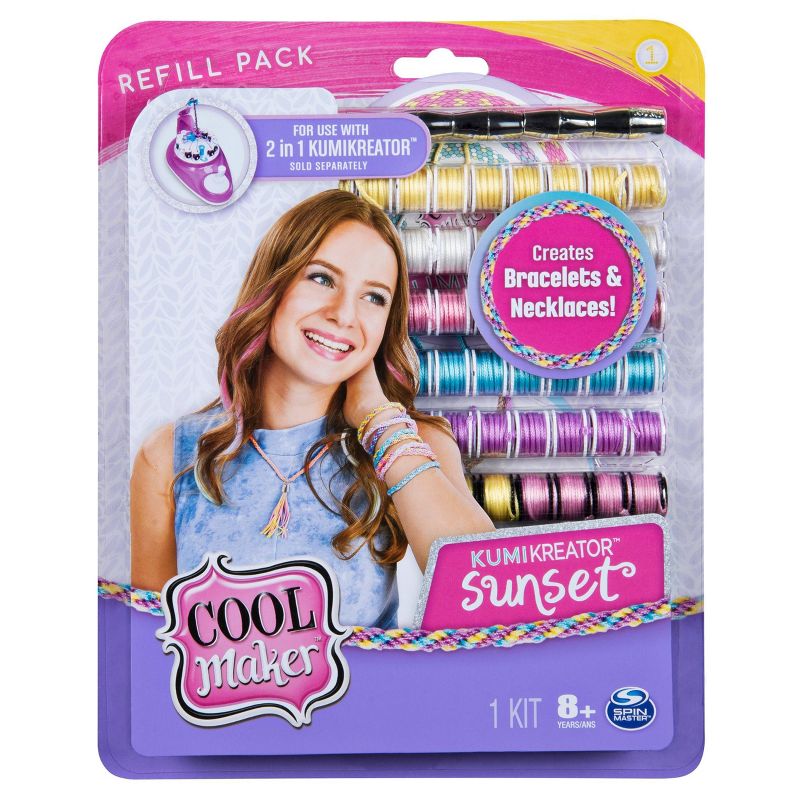 Cool Maker KumiSunset Fashion Pack Makes Up to 12 Bracelets