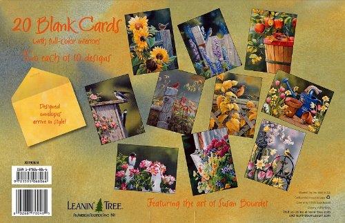 Susan Bourdet's Songbirds - Blank Card Set by Leanin' Tree (AST90634) - 20 cards with full-color interiors and 22 designed envelopes