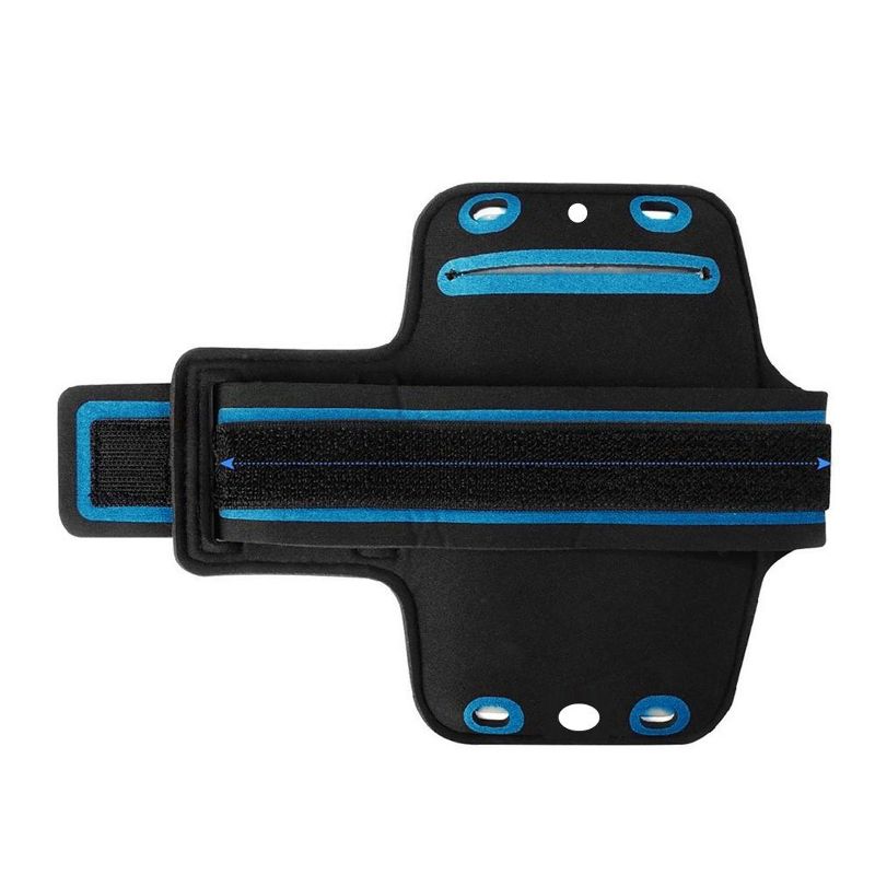 INSTEN Universal Sports Armband 6.49" x 3.74" with Key Holder, Black