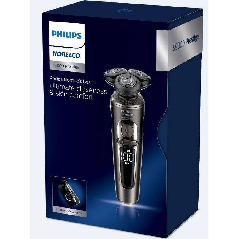 Philips Norelco Series 9860 Wet & Dry Men's Rechargeable Electric Shaver with Qi - SP9860/86