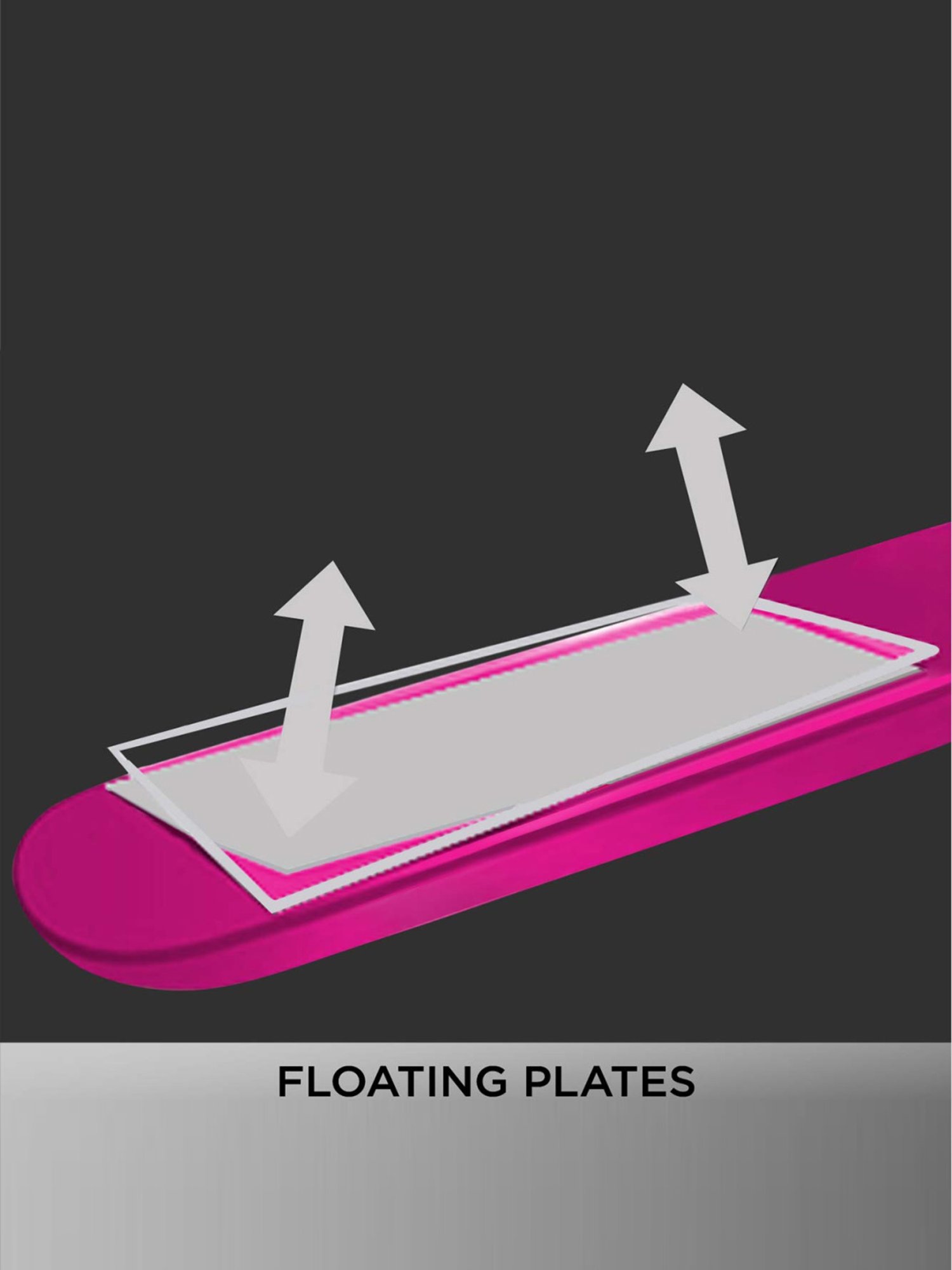 Nova NHC-522CRM Professional Hair Straightener (Black)