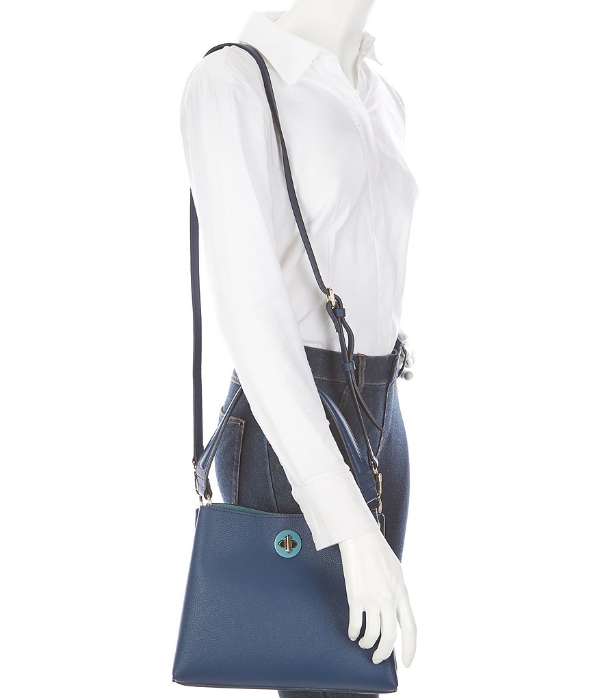 Dooney & Bourke Signature Hydrangea Monogram Collection Floral Hobo Bag