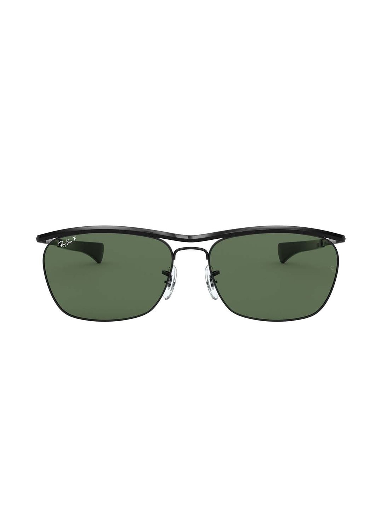 RAY-BAN Unisex Polarized Green Lens Pillow Sunglasses - 0RB3619002/5860