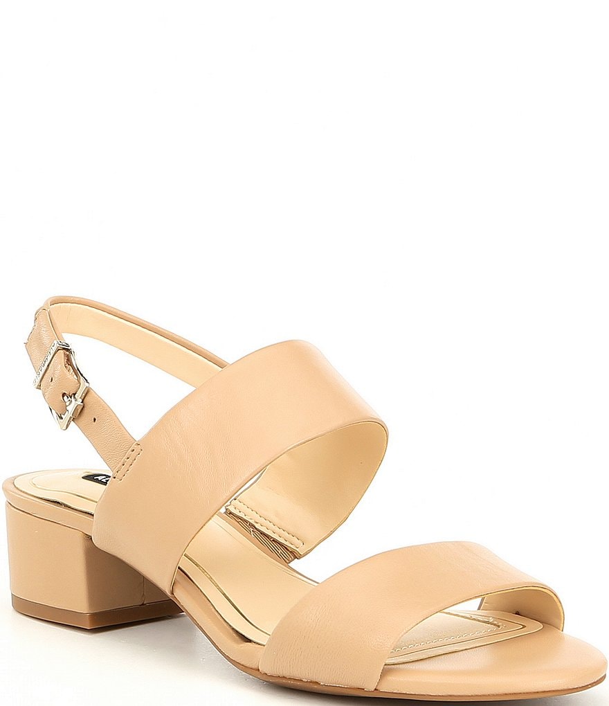 Alex Marie Calina Leather Block Heel Sandals