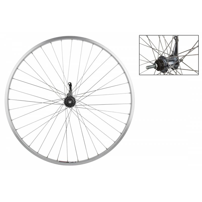 Wheel Master 700C Hybrid/Comfort Rear Wheel - Hub/Brake Compatibility: Coaster Brake,  Cassette Body Type: Single Cog Driver,  Rear Axle: BO 3/8x110,