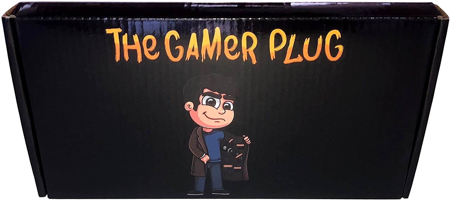 The Gamer Plug - Gaming Mouse Wrist Rest Pad - Black - Stitched Edges - Memory Foam - 8&rdquo x 4&rdquo x 0.9&rdquo (Mouse Thick)