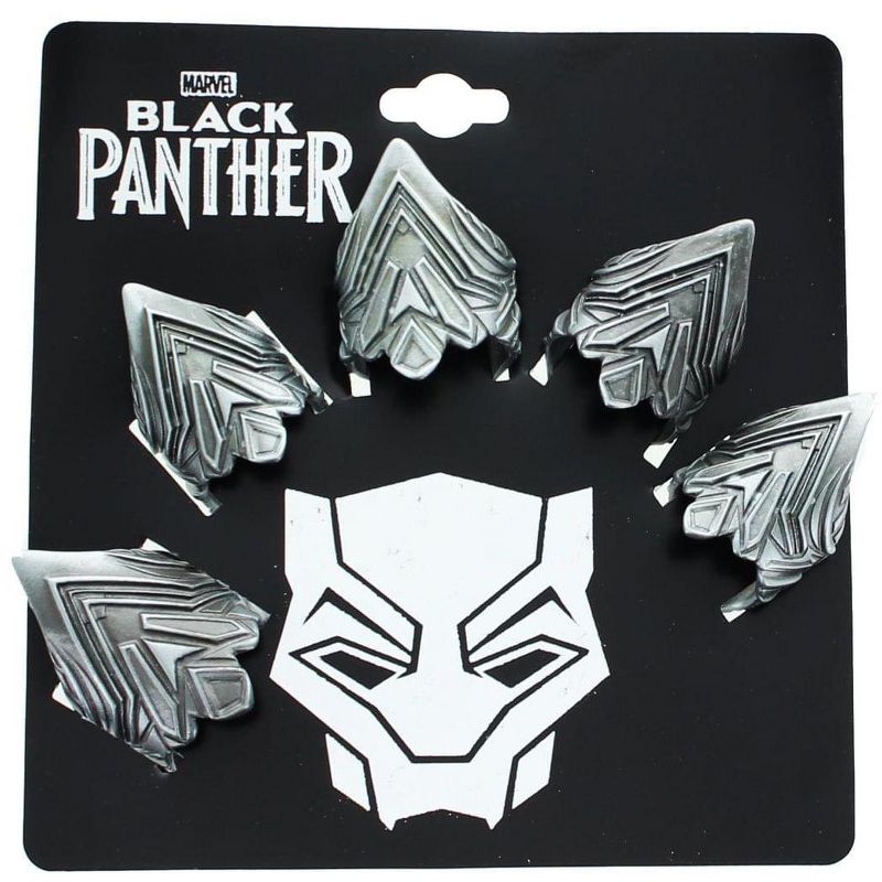 SalesOne International, LLC Marvel Black Panther Metal Claw Tips - 5-Pack