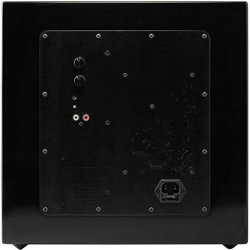 SS-10 10-inch Long Throw 250 W Powered Subwoofer | Sealed Box | Deep Musical Bass | High Gloss Black Laminate