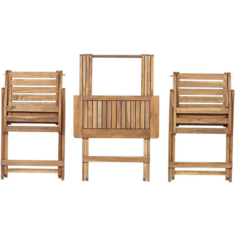 Teal Island Designs Wood Bistro Table and Chairs Set by Teal Island