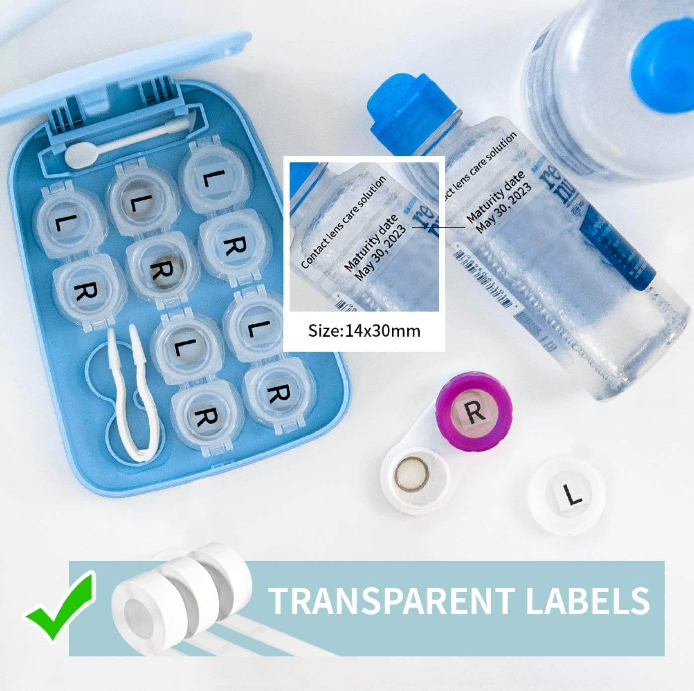 GBC BadgeMates Belt Clip Badge Reels 36" Extension Assorted 4/Pack 3747498