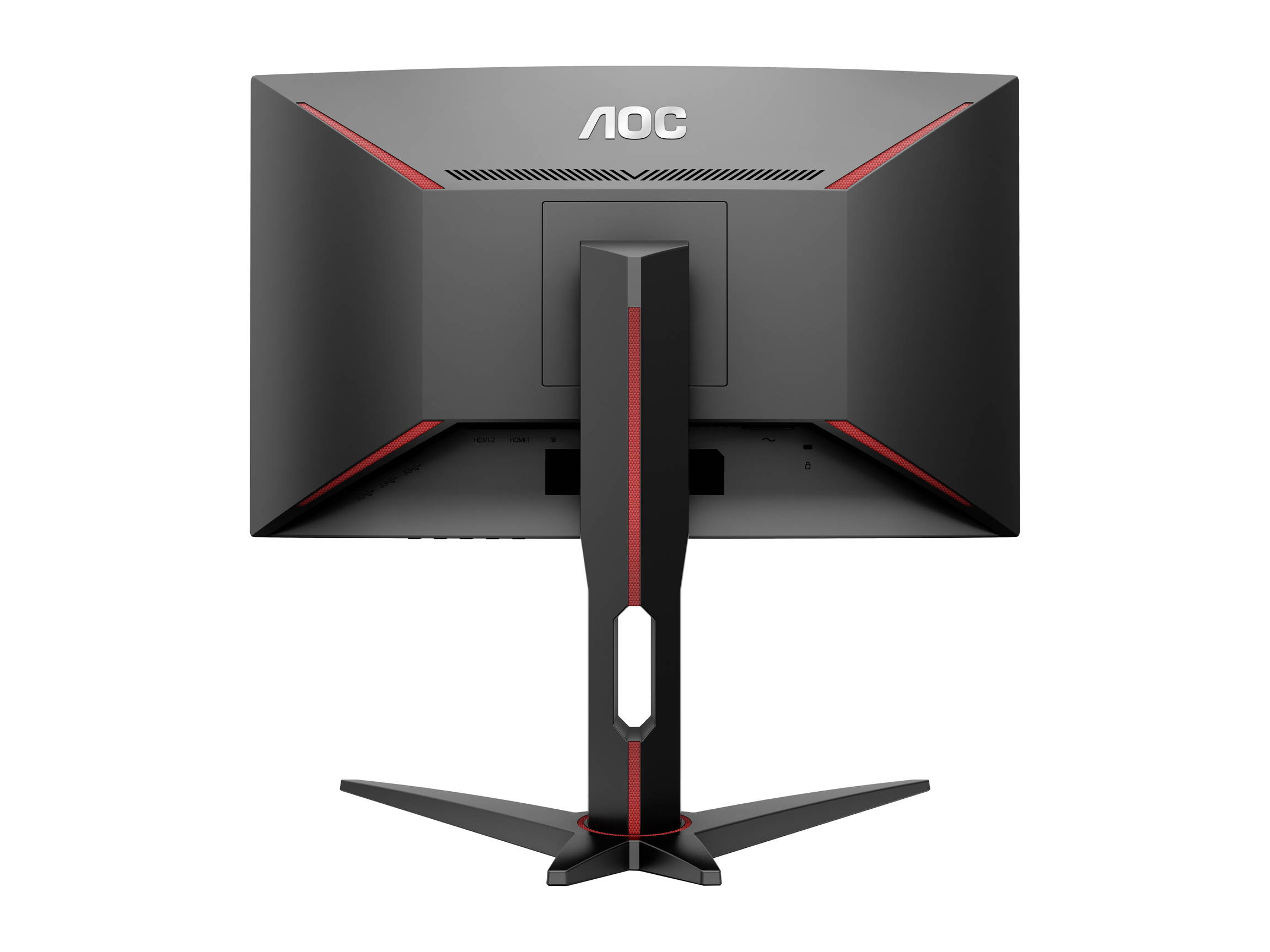 AOC Gaming C24G1 24" Curved Gaming Monitor, Full HD 1920 x 1080, 1500R Curved VA Panel, 1ms (MPRT), AMD FreeSync, 144Hz, 3-sided Frameless, Height Adjustable, DisplayPort/HDMI/VGA, VESA Compatible