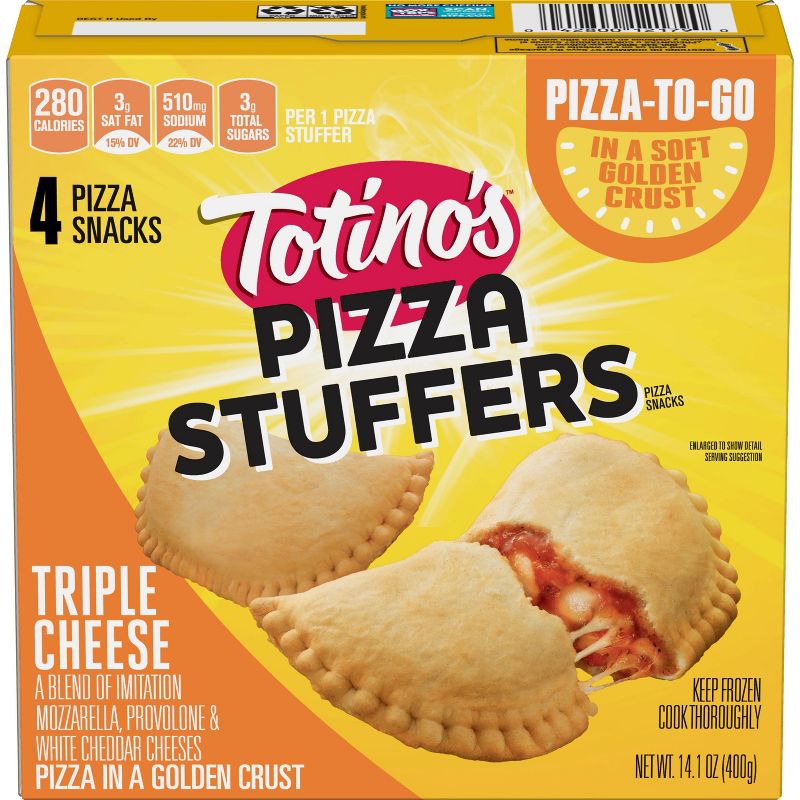 Totino's Pizza Stuffers Triple Cheese Frozen Pizza Snacks - 14.1oz/4ct