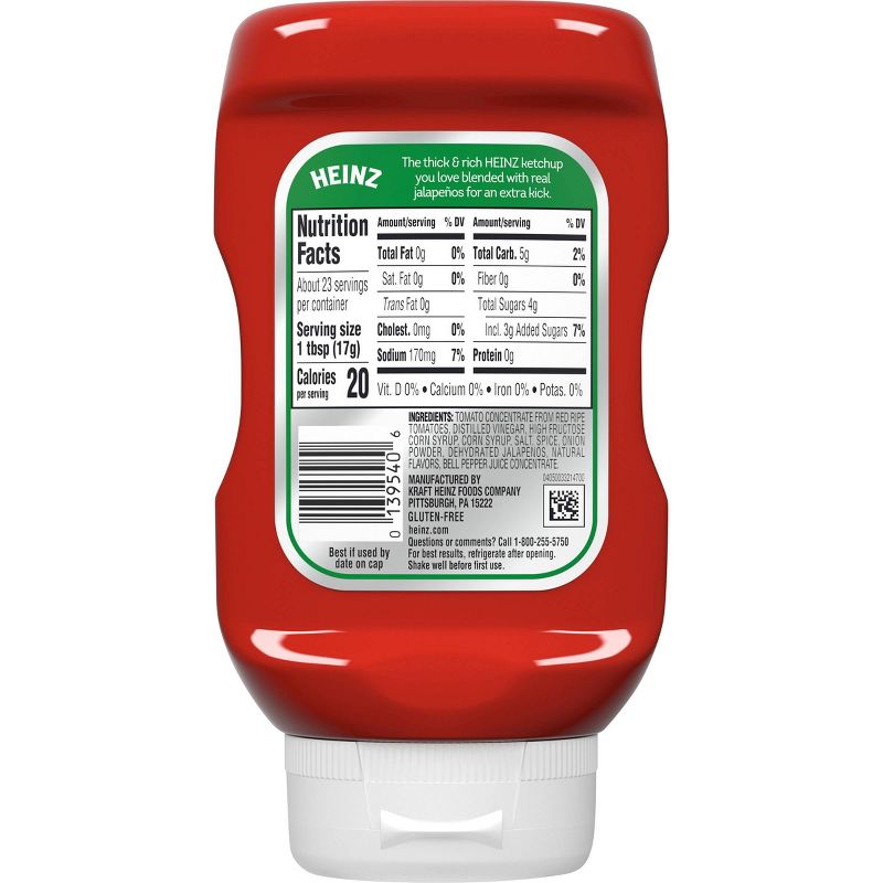 Heinz Jalapeno Tomato Ketchup - 14oz
