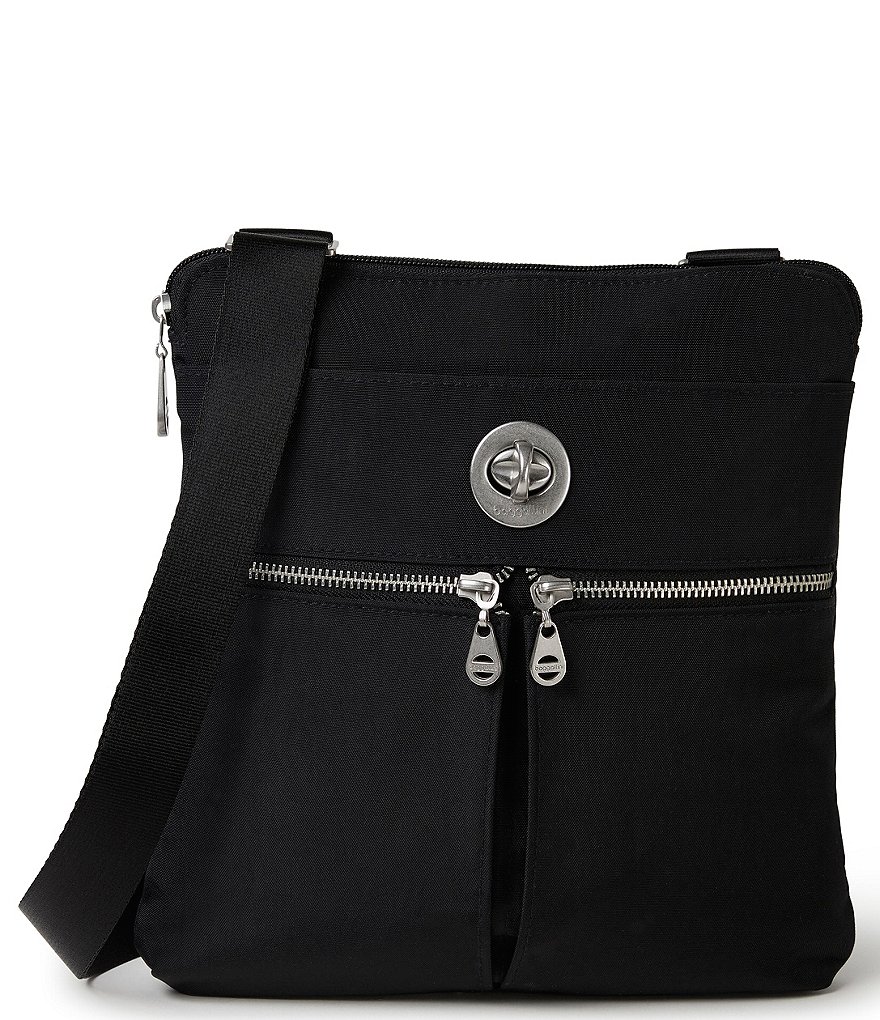 Baggallini International Collection Madras RFID Water Resistant Crossbody Bag