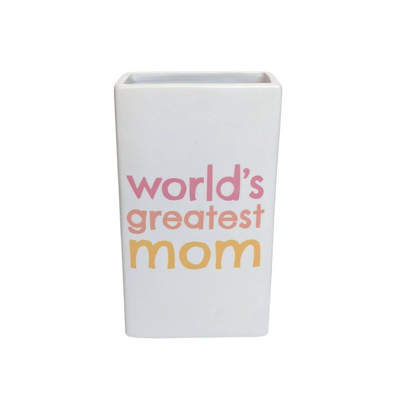 Paper Riot Co. Mother's Day 'World's Greatest Mom' Decorative Vase