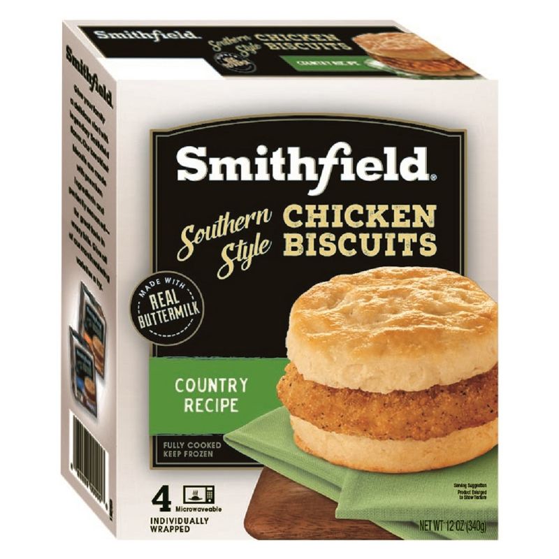 Smithfield Southern Style Country Recipe Frozen Chicken Biscuits - 12oz