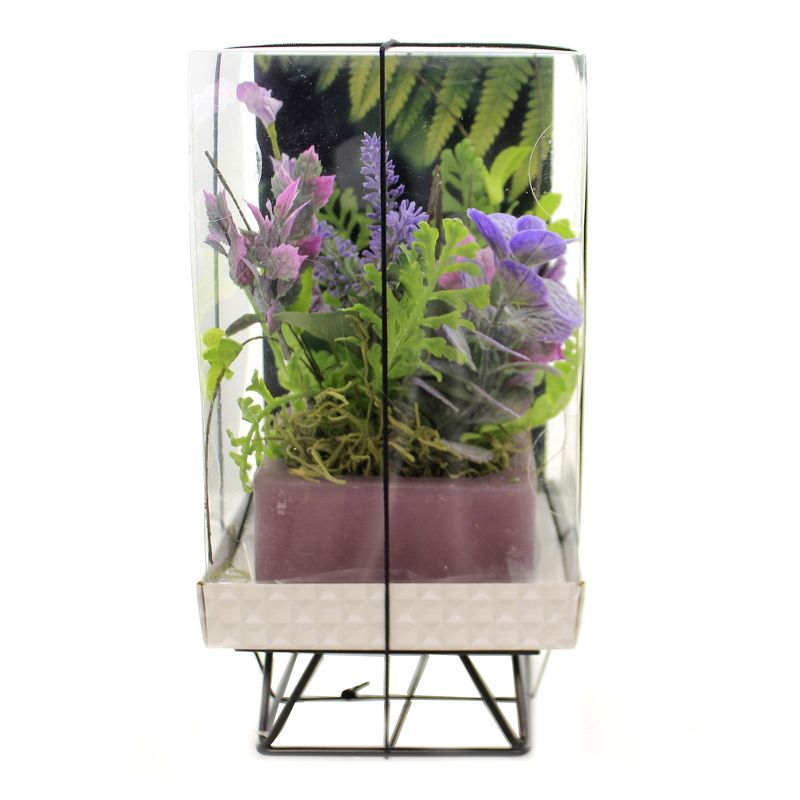 Roman 5" LED Lighted Glittered Church Christmas Pillar Candle - Ivory White