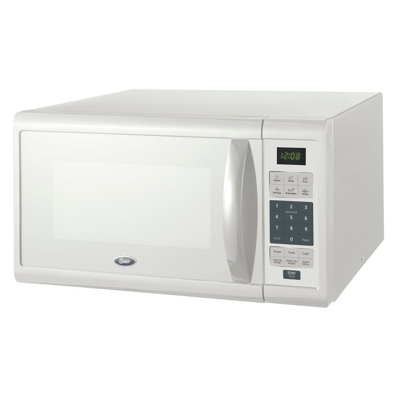 Oster 1.1 cu ft 1000W Microwave - White OGCMZJ11WE-10