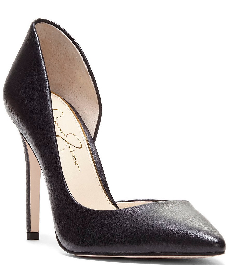 Deltan Tessa Croc-Embossed T-Strap Block Heel Pumps
