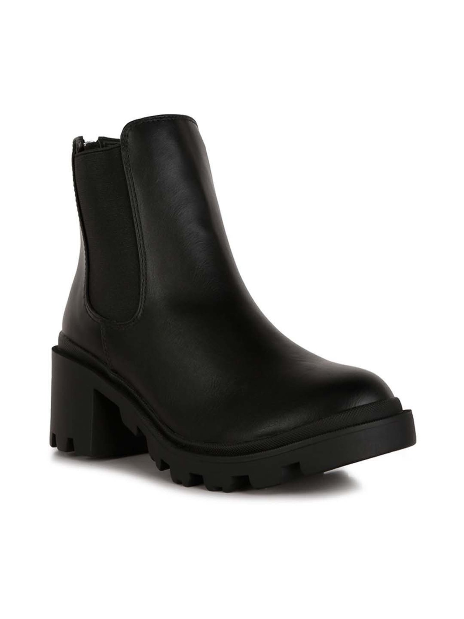 London Rag Women's Black Chelsea Boots
