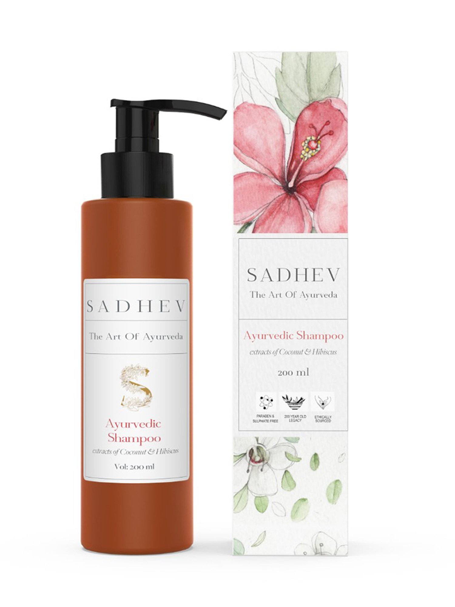 SADHEV The Art Of Ayurveda Ayurvedic Shampoo - 200 ml