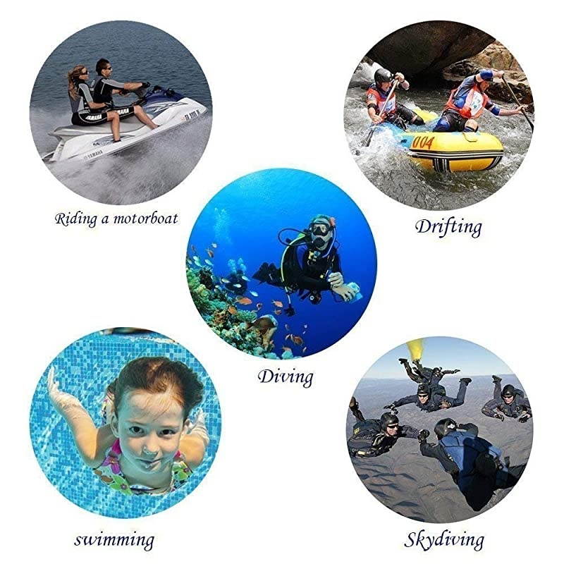 Waterproof Case Dive Housing Protective Underwater Dive Case Shell with 3 Pack Red Filter Compatible with AKASO EK7000EKEN H9RREMALIFITFORTDROGRACE WP350 Action Camera