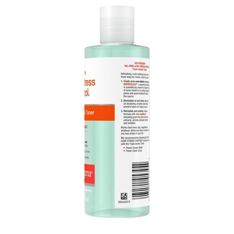 Neutrogena Oil-Free Acne Stress Control Triple-Action Toner - 8 fl oz