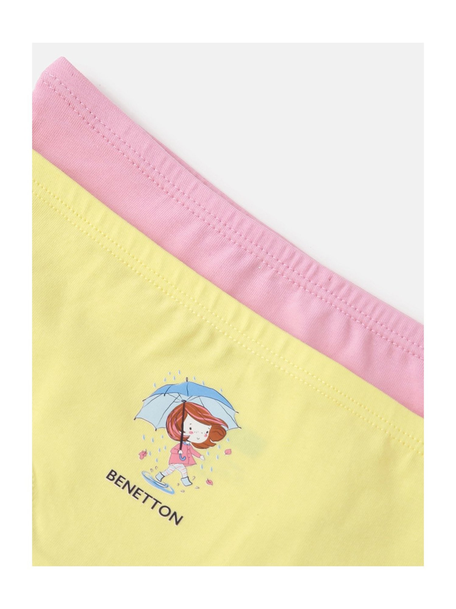 D'chica Kids Multicolor Cotton Printed Panties - Pack of 6
