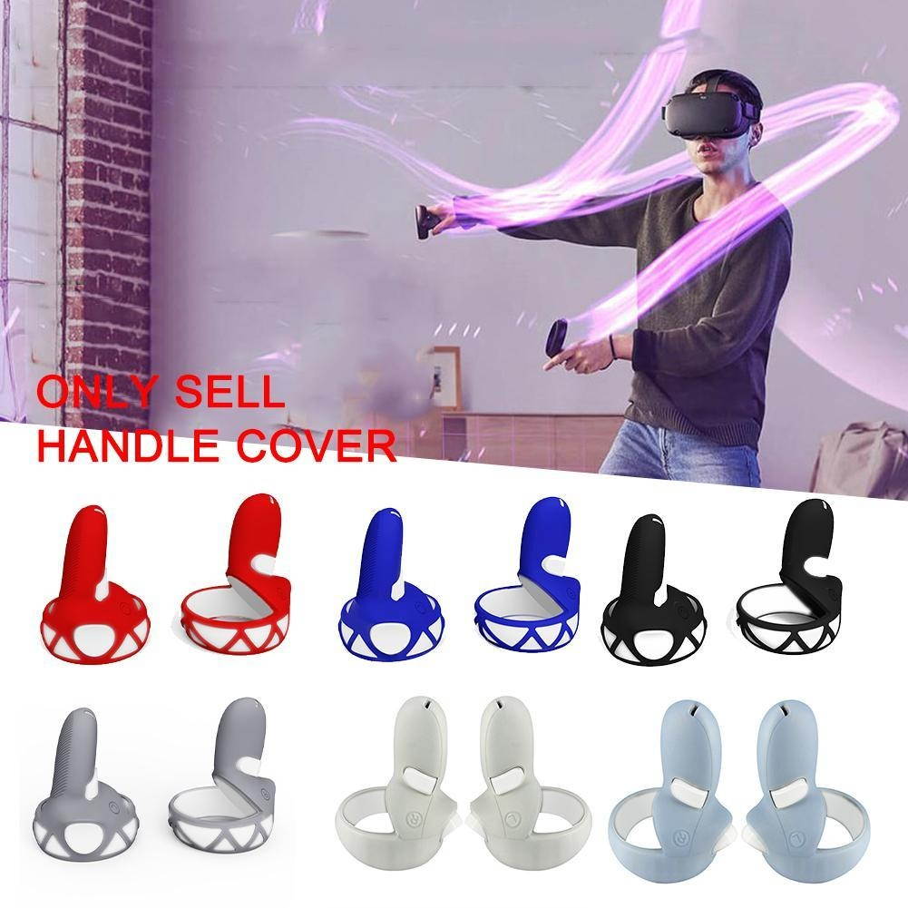 VR Controller Grip Cover Handle Cover For Oculus Quest2 Pair Sale Shock-Proof Protective Case Quest Skin Hot Silicone For O K5S4