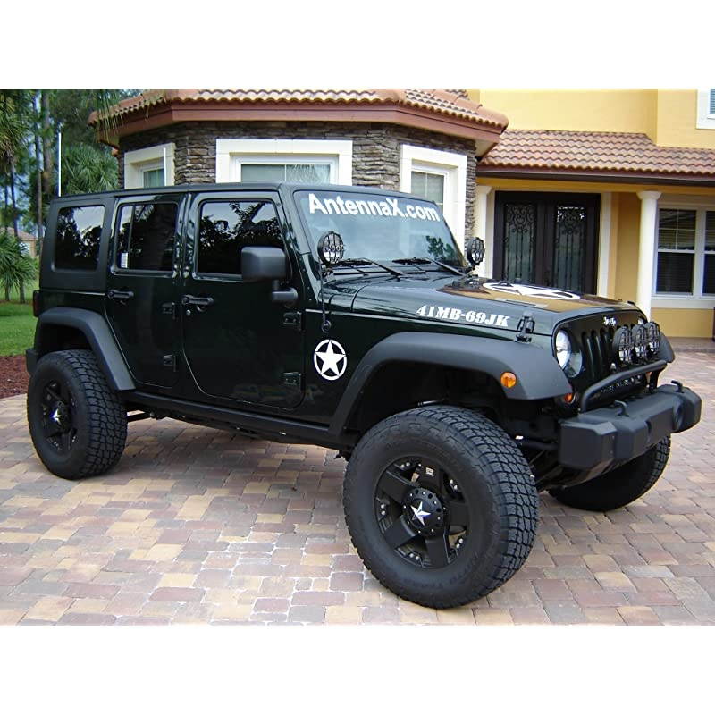 OffRoad 13inch Antenna for Jeep Wrangler JK JL Gladiator JT