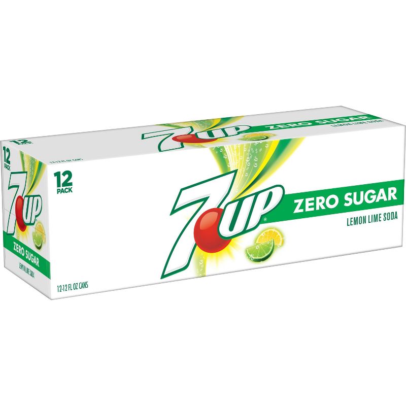 7UP Zero Sugar Soda - 12pk/12 fl oz Cans