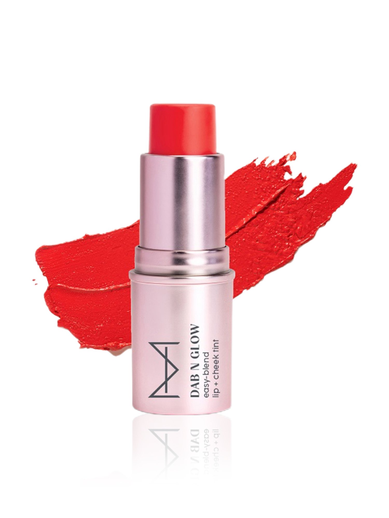 House of Makeup Dab N Glow Easy-Blend Lip + Cheek Tint Fiery Red - 8 gm