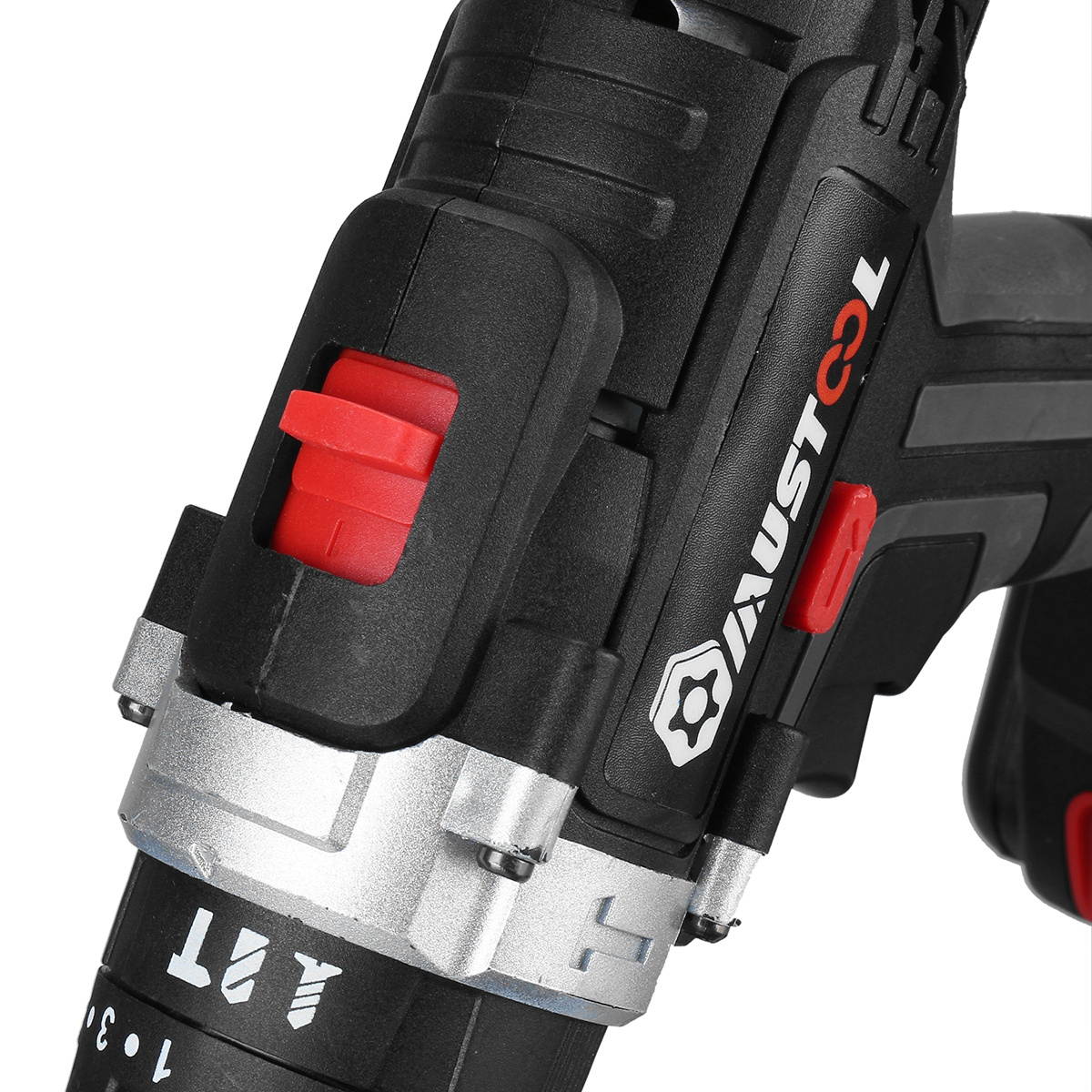 110V/220V 3 in 1 Cordless Impact Drill Hammer Screwdriver with 2pcs 48V Lithium Batteries-220V EU Plug