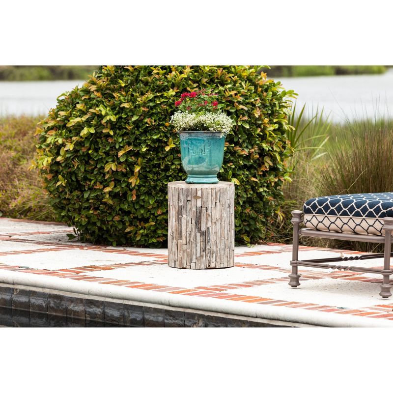 Elyse Round Outdoor Patio Garden Stool - Balkene Home