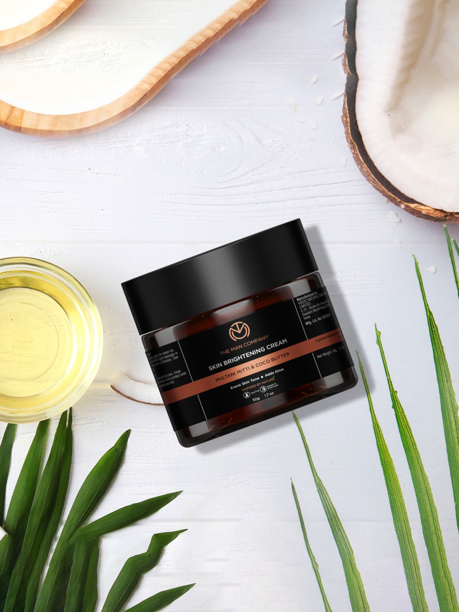 The Man Company Skin Brightening Cream - 50 gm