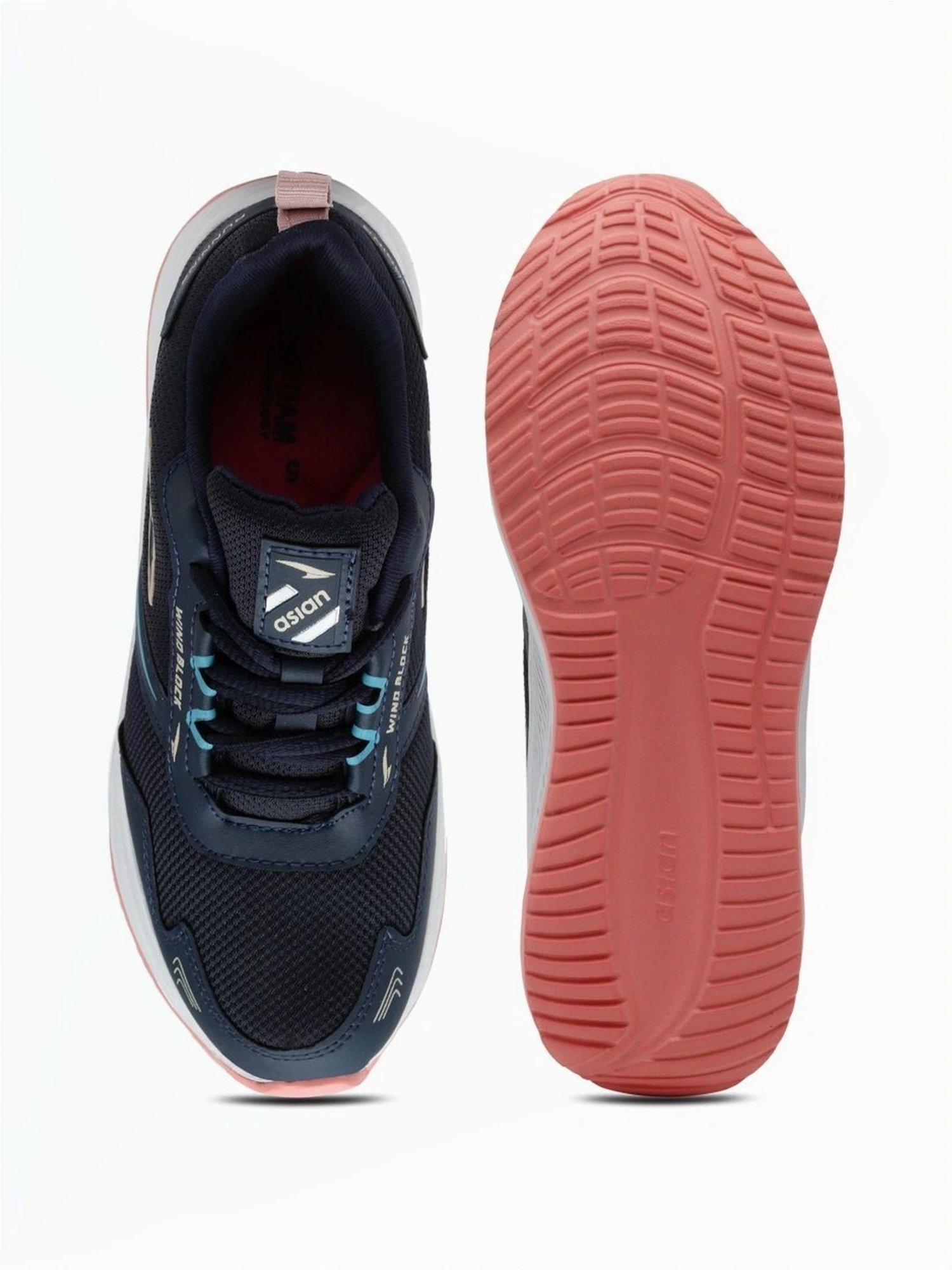 Asian Women's Navy Running  Shoes