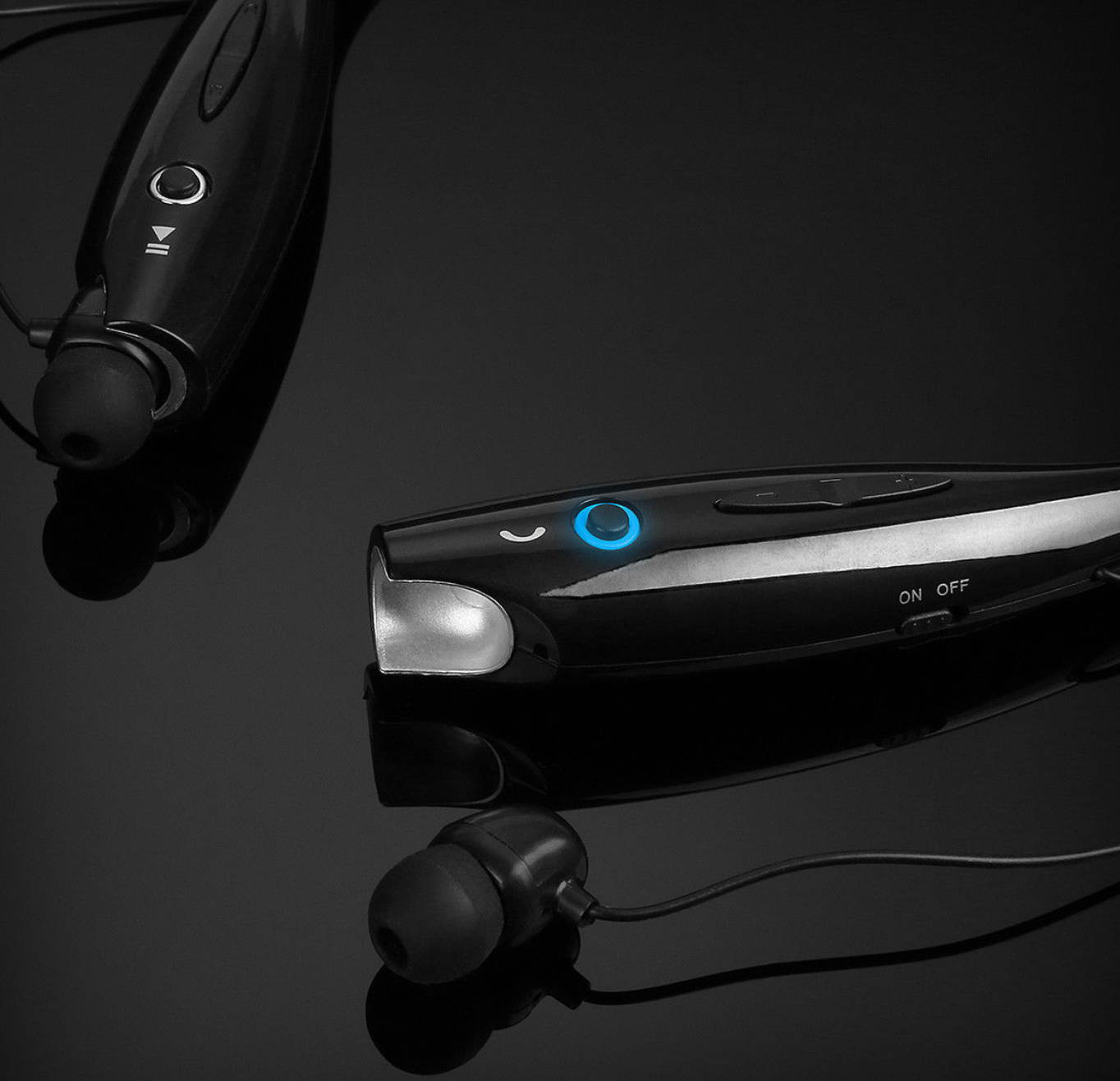 Stereo Wireless Bluetooth Headphone Headset Mic Earphones Neckband Earbuds Sport