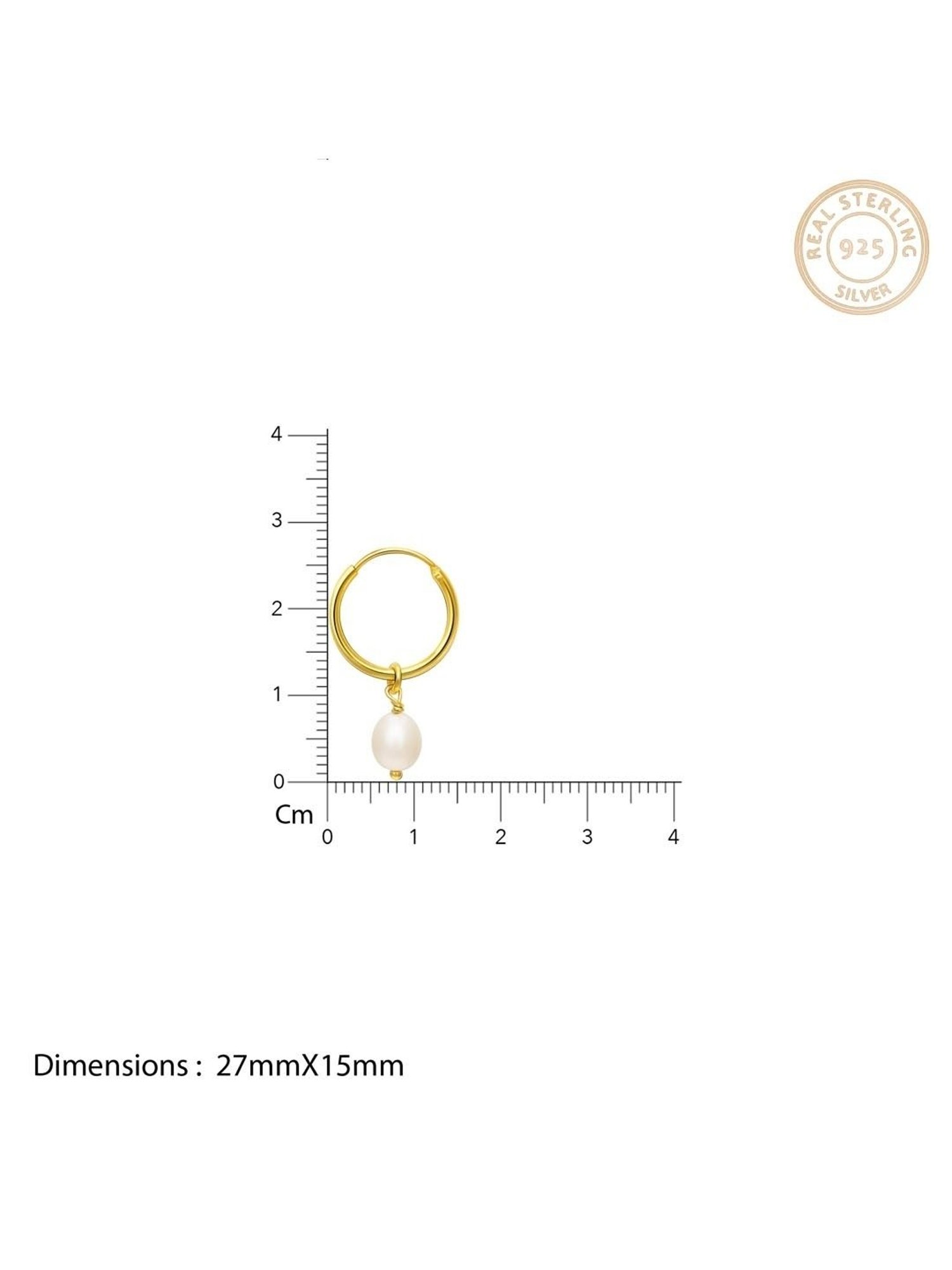 GIVA 92.5 Sterling Silver Earrings for Women