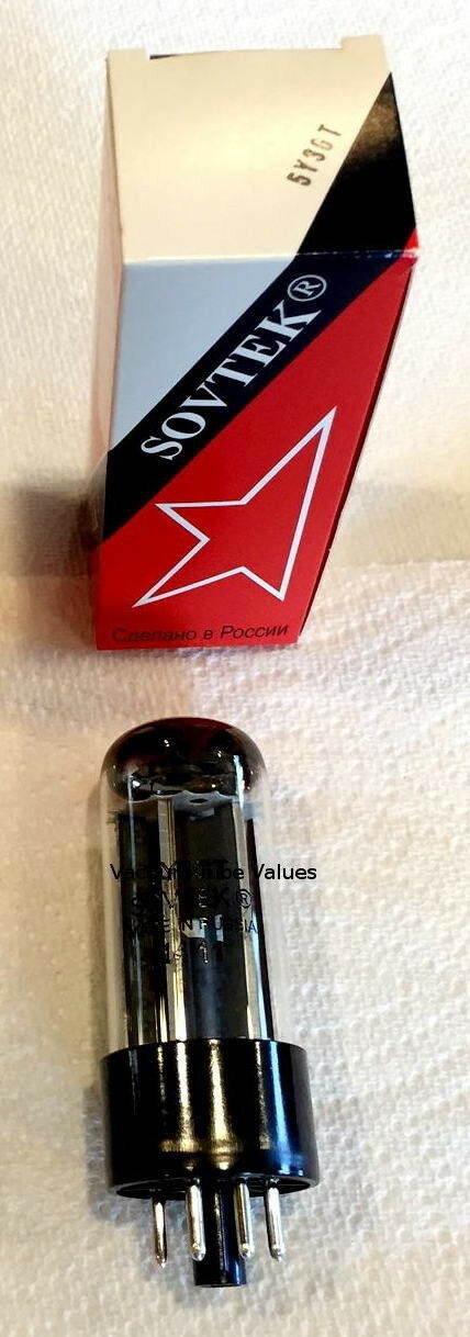 SOVTEK  NIB  NEW 5Y3 5Y3GT Rectifier Tube