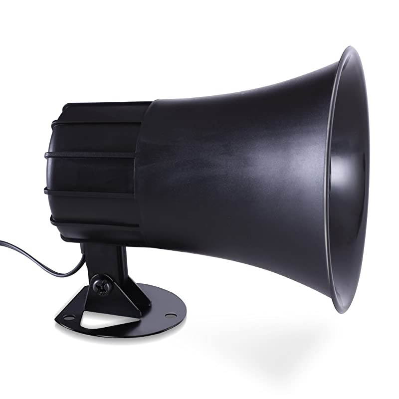 6 Tone Sound Car Siren Vehicle Horn w Mic PA Speaker System Emergency Sound Amplifier 30W Emergency Sounds Electric HornHooter Ambulance Siren Traffic Sound PA Microphone System