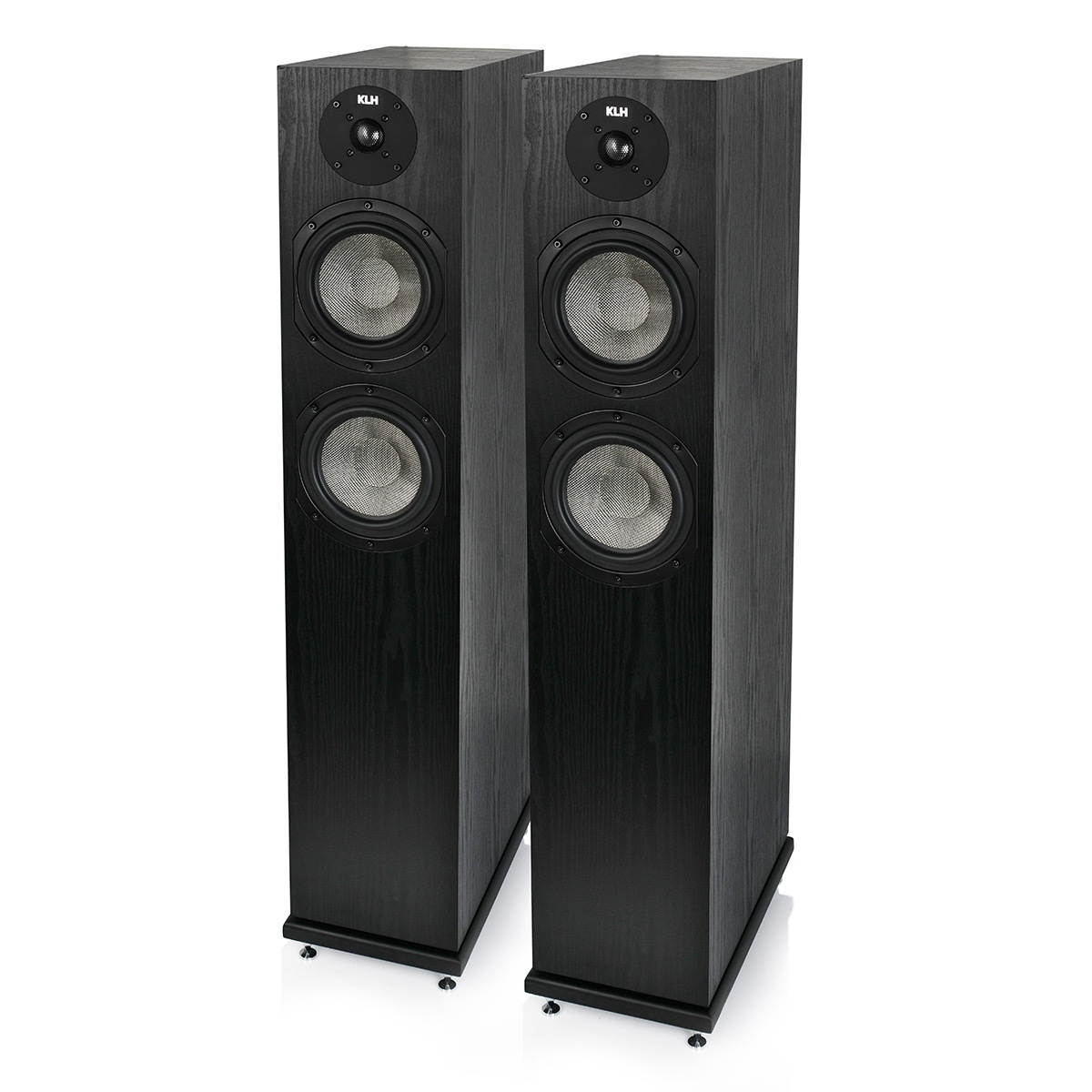 KLH Concord 2-Way Floor Standing Speakers - Pair (European Walnut)