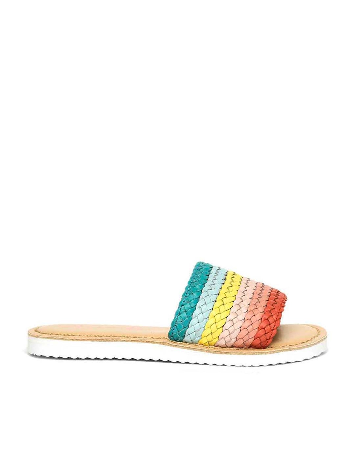 Aria Nica Kids Multicolor Slide Sandals