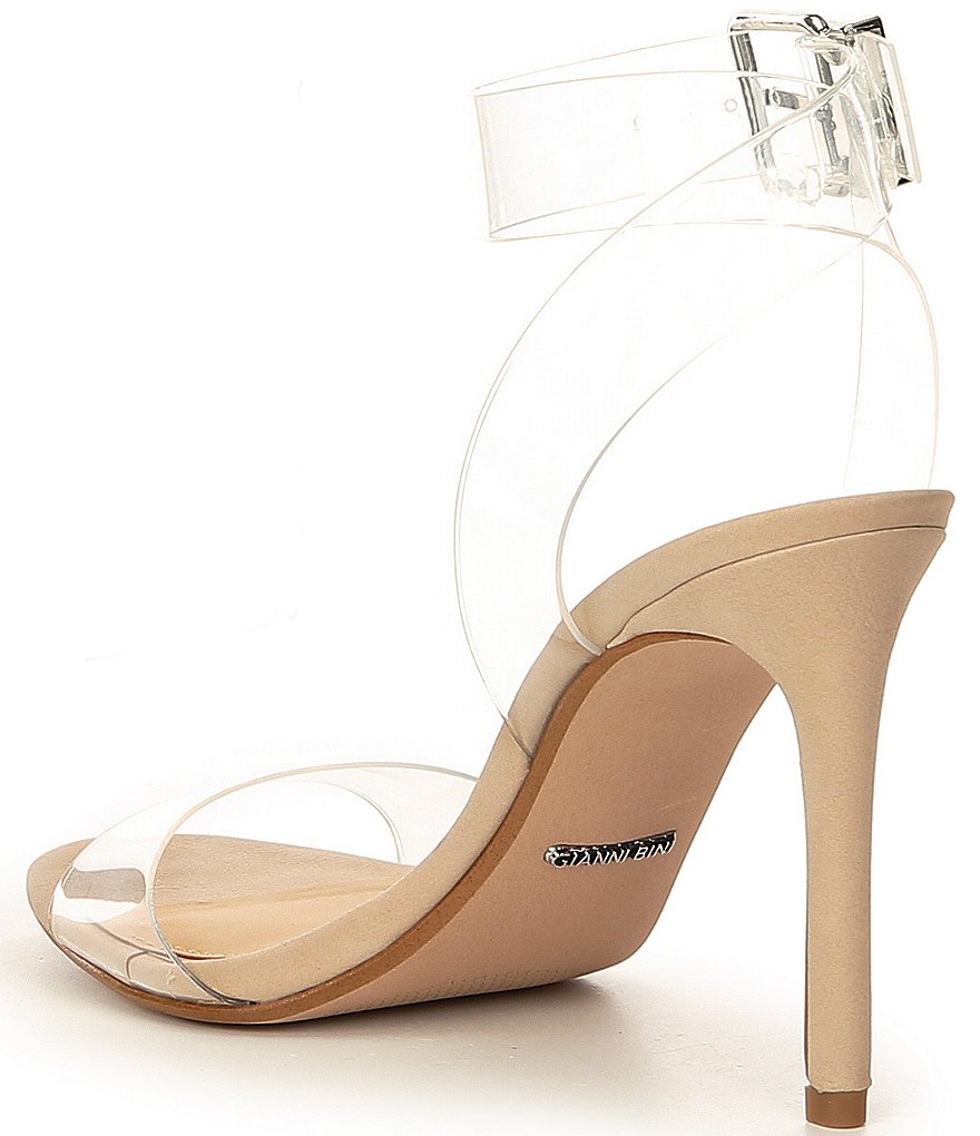 Gianni Bini Martiinne Clear Strappy Sandals