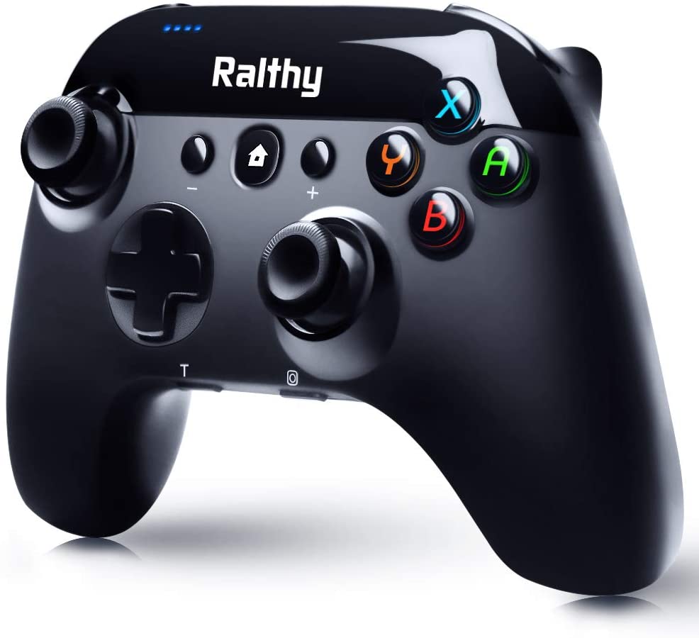 Ralthy Wireless Pro Controller for Nintendo Switch/Switch Lite Remote Joypad Gamepad Support Turbo, Dual Shock and Gyro Axis[New Version]