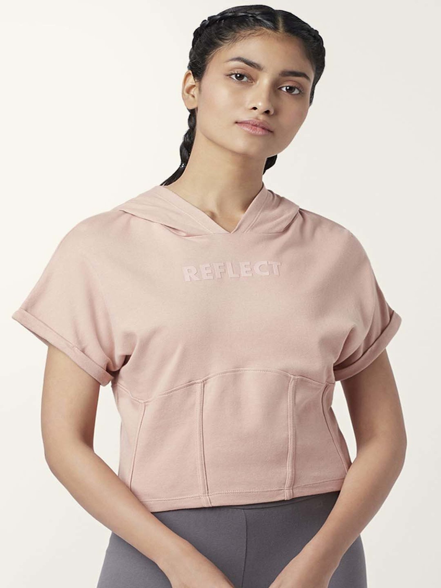 Ajile by Pantaloons Pink Cotton Printed Top